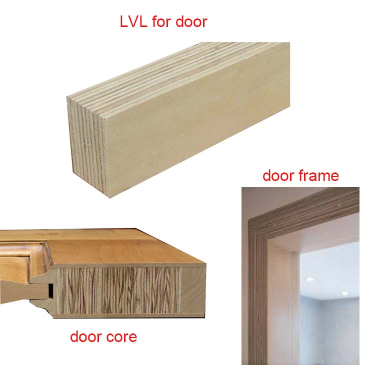 Hot Sale 1.8MM 2.2MM 3MM 3.5MM 4MM Pine Poplar Birch Core LVL Beam