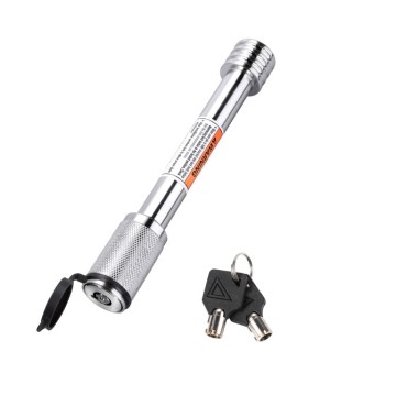 RTS Chrome Trailer Hitch Lock: Receiver Lock, Hitch Pin & Security Kit