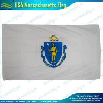 USA Massachusetts state flag