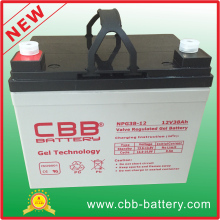 Top Quality 12V 38ah Gel Battery Marine Battery Storage Battery