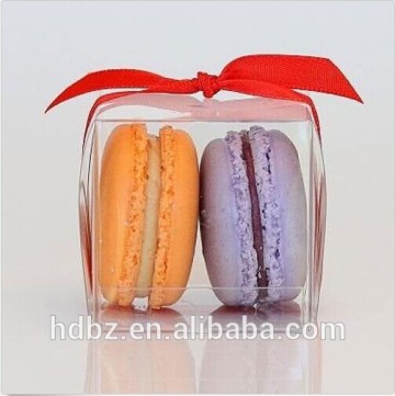 Customized packing box macaron ,plastic wedding gift box