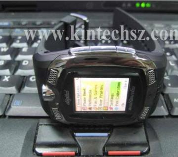 Unlocked GSM watch mobile with Stereo Bluetooth and FM radio