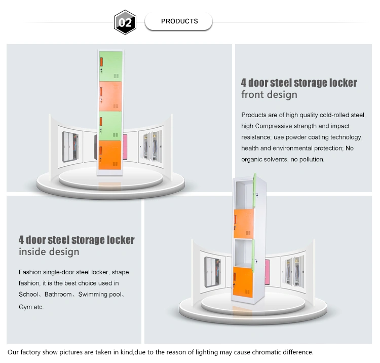 Luoyang Manufacture 4 Door Steel School Locker