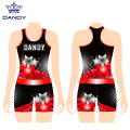 Shining Girl Sleeveless Warm Up Wear Cheerleading Uniformen