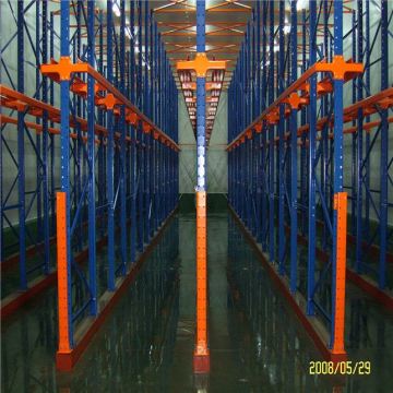 storage drive in racking shelves for stores