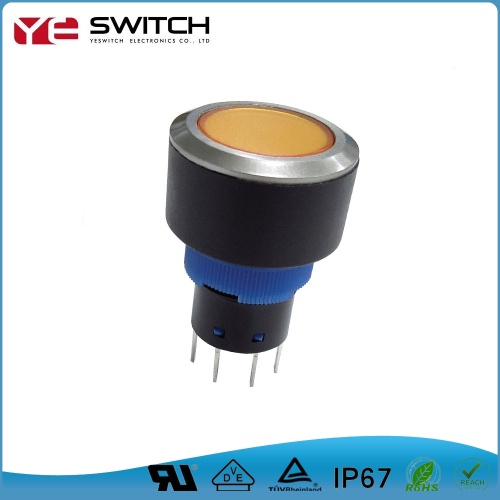 22MM dot-switch Large head round thin button switch