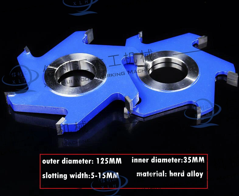 Grooving Cutter Inspur Professional-Grade 6-Blade Groove Cutter Forming Cutter Woodworking Slotting Cutter Woodworking End Mill Wholesale