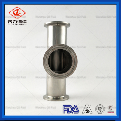 SS304 or SS316 Sanitary Piping component fittings tee