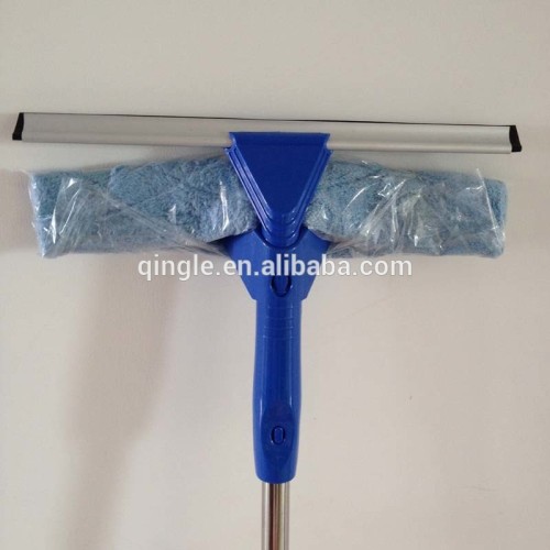 2014 New Double-sided window squeegee,telescopic steel handle window cleaner,made of Aluminum