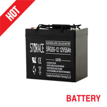 street light battery 12v 55ah gel battery for scooter