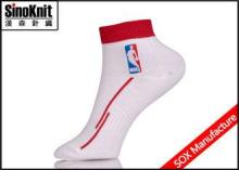 Fancy Jacquard Custom Athletic Socks White Knitting Socks W