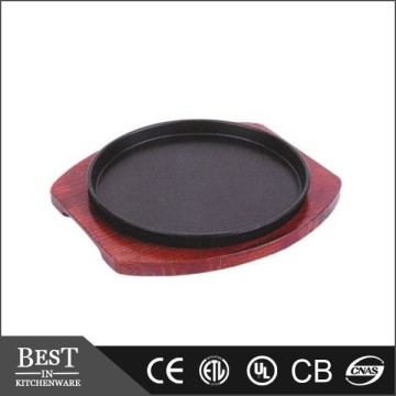 Round sizzle platters