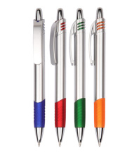 Silver sprayed promotional plastic pen