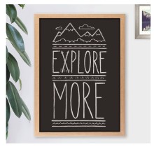 Wall Mount Kitchen Menu School Blackboard