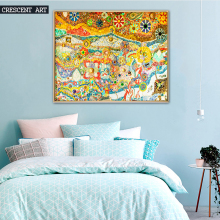 Yellow Abstract Canvas Prints