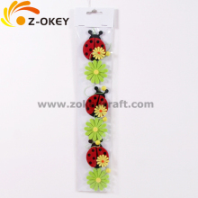 Flowers and ladybugs felt garland decoration promotional crafts children gift