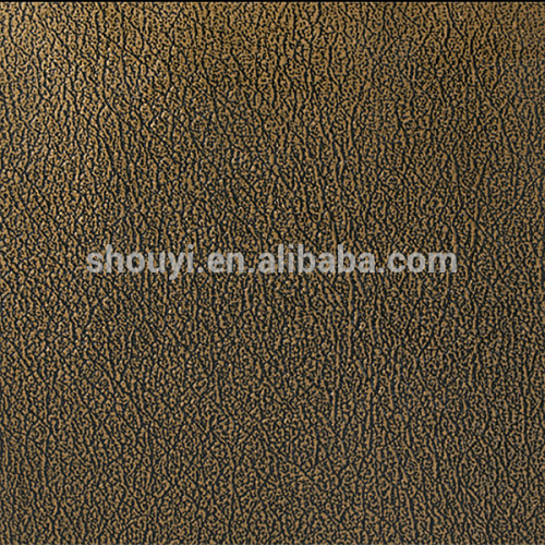 Newest textured pu leather material for 3d embossed wall panel