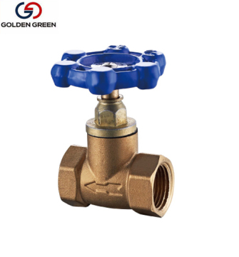 High Quality Plumbing accessory Brass body Stop Valves with metal handle, stop valves with NPT
