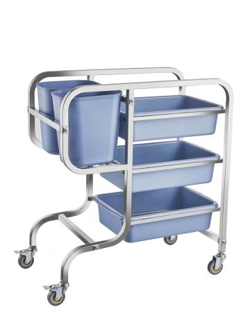 Restaurant Dish Collection food Cleaning Serve Trolley