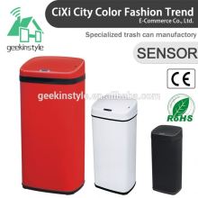 13 Gallon Infrared Touchless Dustbin Stainless Steel Waste bin eko trash can SD-012B
