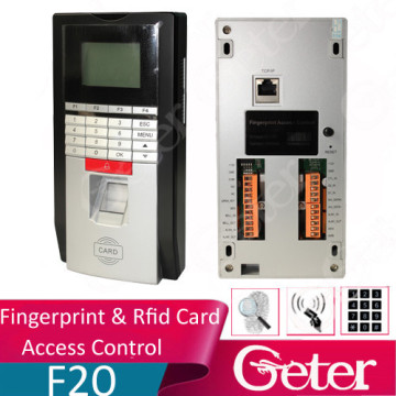 2000 fingerprint capacity 2000 EM card users biometric fingerprint access controller F20