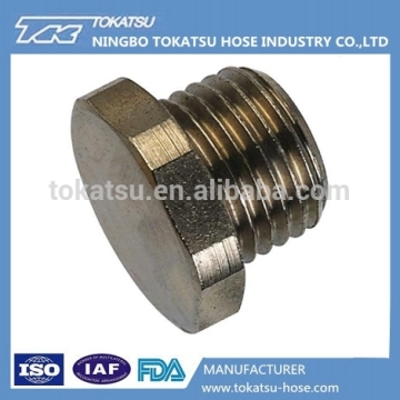 MALE THREAD, BSPP BLANKING PLUG STAINLESS STEEL ADAPTOR