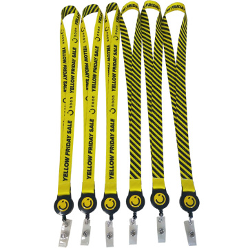 Wholesale Sublimation Polyester Keychains and Office ID Badge Holders