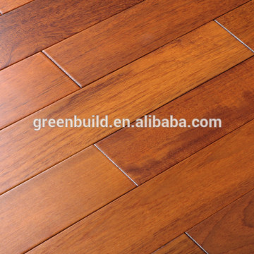 Random length Smooth Burmese Teak Solid Wood Flooring