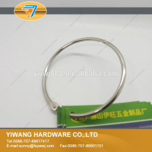 2.5" high quality silver color metal loose leaf rings