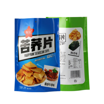 Custom Potato Chip Bags Digital Print Food-Grade Zipper-bag