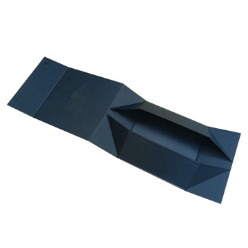 Black foldable paper packaging box for clothes tea