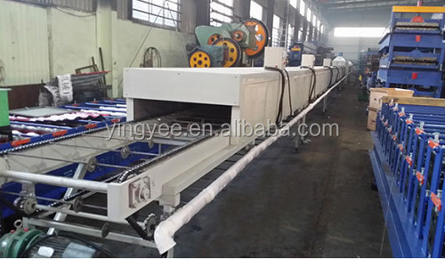 stone coated metal roofing tile making machinery for sale