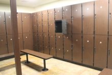 Waterproof & fireproof safe gym storage locker