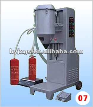 Powder fire extinguisher refilling machine / cylinder refilling machine