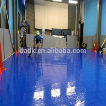 Engineered sport surfaces for roller hockey/inline skating/roller blade competition