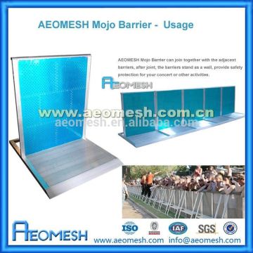 Used road expandable mojo barrier