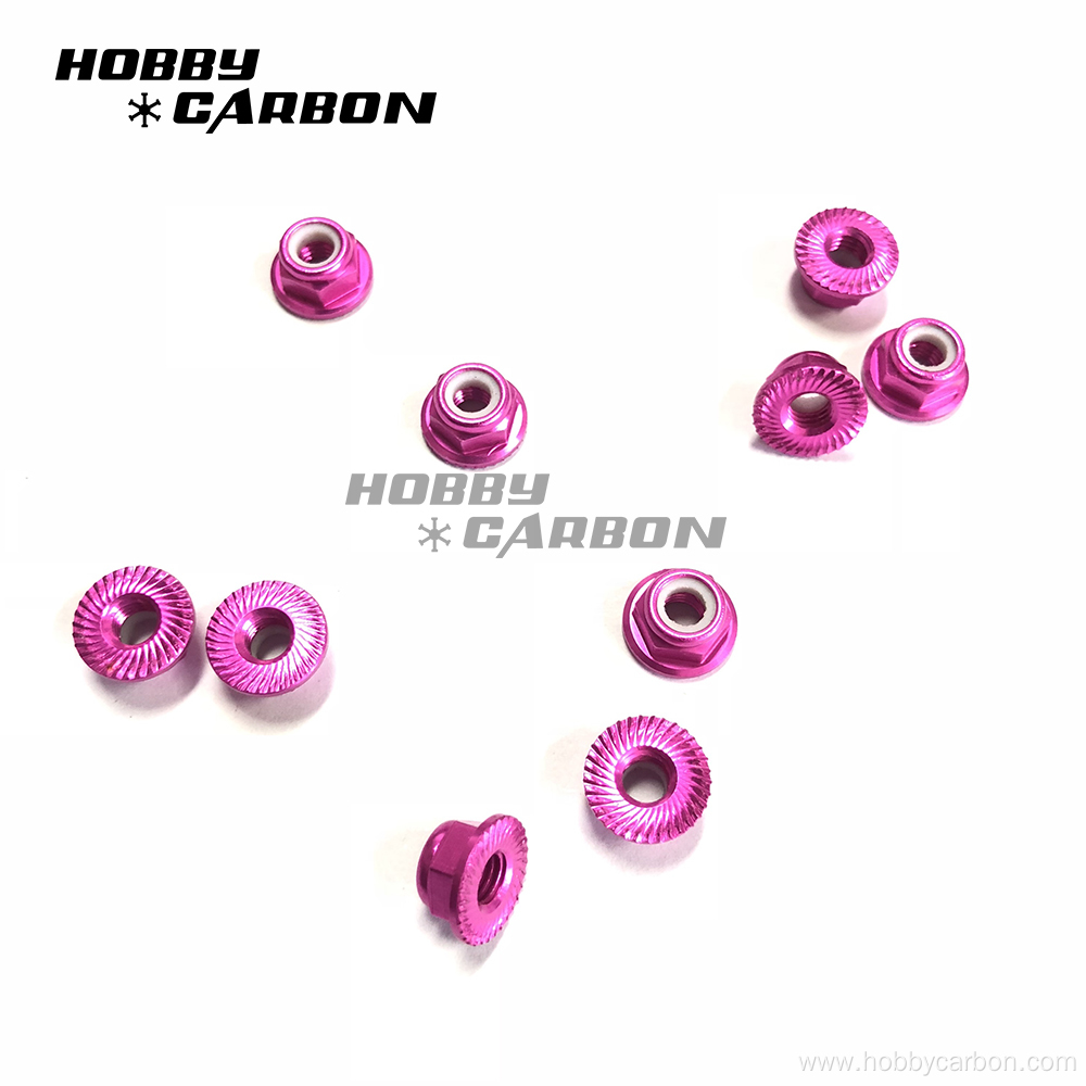 Customize m2 aluminum lock nut