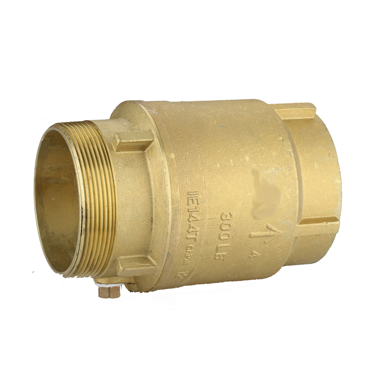 4'' brass male inlet x female outlet check valve fire safety equipment for fire protection