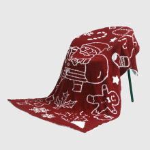 Soft Cozy Christmas Knitted Throw Blanket