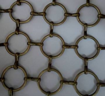 Stainless steel ring decorative wire mesh