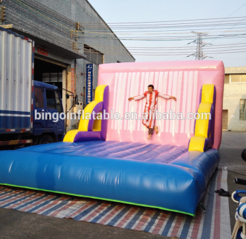 2016 hot sale inflatable velcro wall for fun for sports game inflatable bouncer