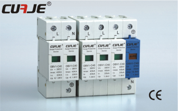 Three Phase Lightning Protector with Npe (OBV1-C40/3+NPE)