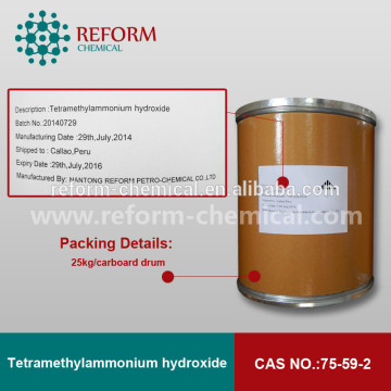 99.7% Tetramethylammonium hydroxide TMAH cas no.75-59-2