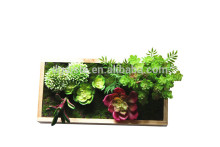 Home garden decorative Artificial Green Plant Wall Hanging photo socket Frames ZWQK06 104