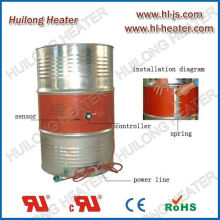Silicone rubber barrel heater