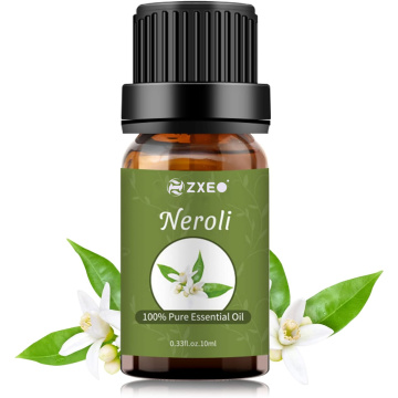 100% Pure Organic neroli Essential Oil Plant Natural orange blossom oil for improve sleep and Massage Hair Skin Care