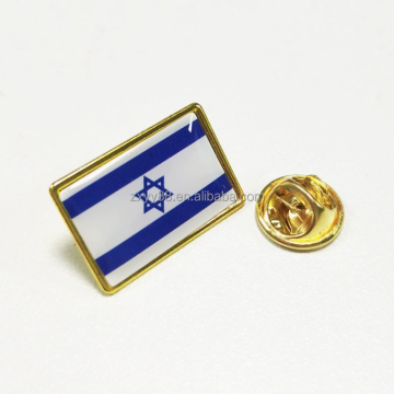 Factory Israel Flag Lapel Pins - Bulk Metal Brooch Badges for Clothes & Accessories