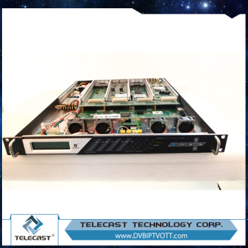 PSI/SI edit, NIT table inserts and PCR correction 1Ksps Stepping 16 channels ip qam modulator