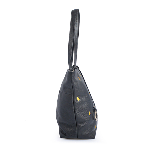 Elegant women handbags Leather embroidery shoulder bag