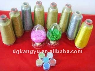 lower price glitter yarn made in china